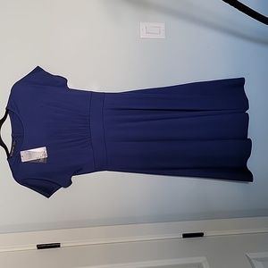 Navy polyester dress